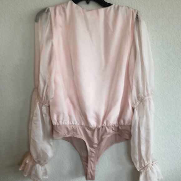 LOVERS AND FRIENDS MIA BODYSUIT in Blush Pink - Picture 8 of 14